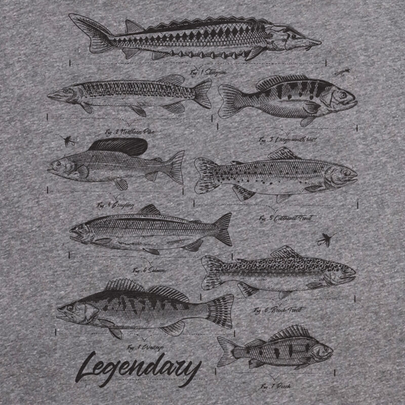 Men's Legendary Whitetails Short Sleeve Fish T-Shirt image number 2